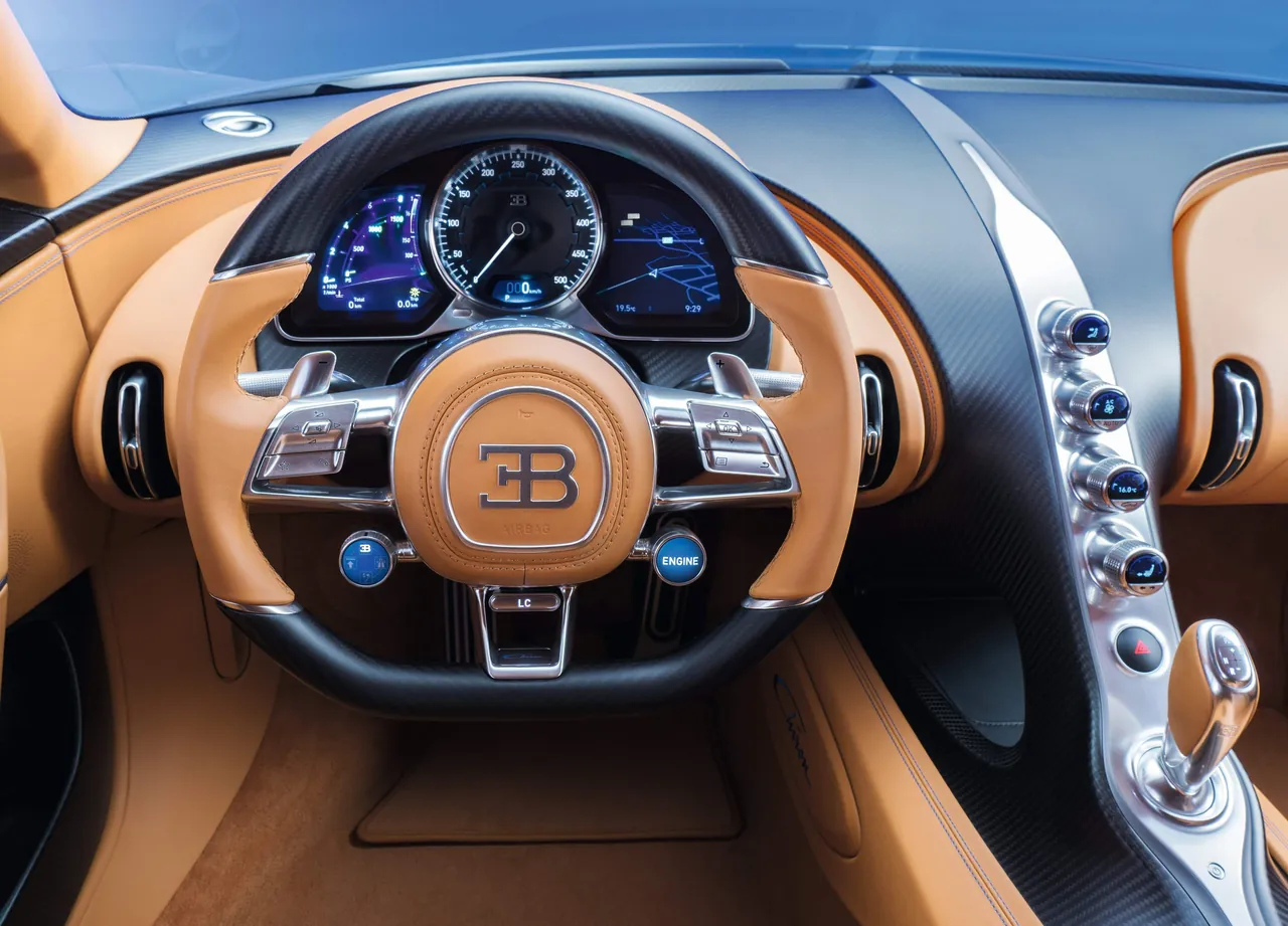 Bugatti Chiron – interior